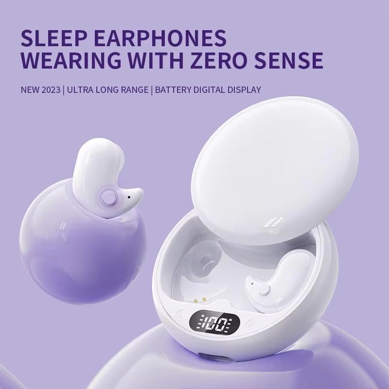 Open Ear Sleep Earbuds Wireless Earphones Surround Sound Bluetooth Headphones Waterproof Sports Earbuds Gamer Headsets in HD Mic