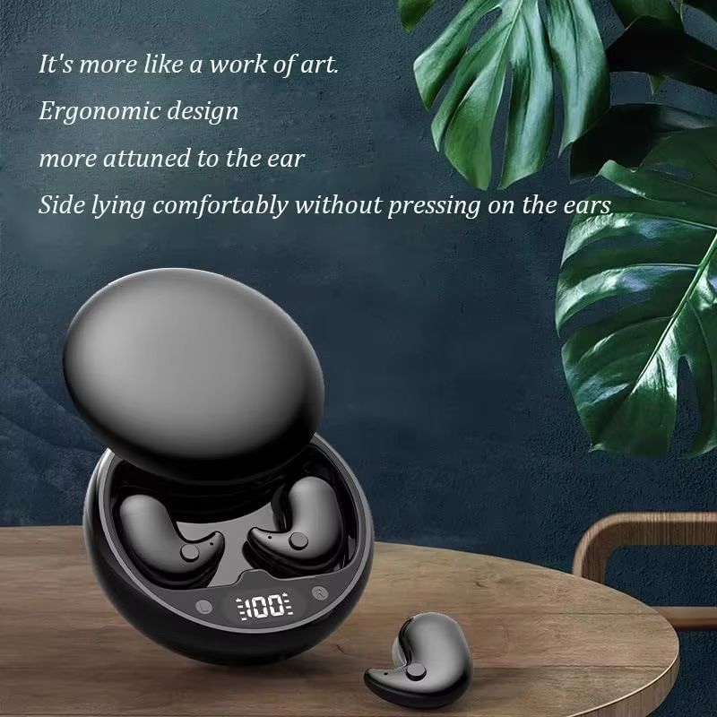 Open Ear Sleep Earbuds Wireless Earphones Surround Sound Bluetooth Headphones Waterproof Sports Earbuds Gamer Headsets in HD Mic