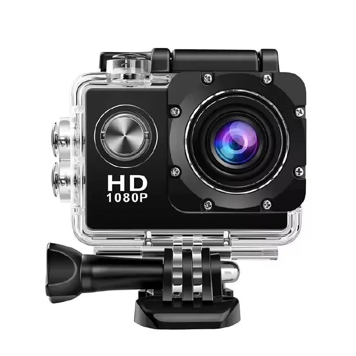 Portable Action Cameras Waterproof Camera with Remote Control Outdoor Cycling Record HD Digital Cameras Photography Camera