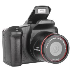 1080P 16MP Digital Camera with 2.4 Inch LCD Screen Camcorder Vlogging Camera for Photography and Video
