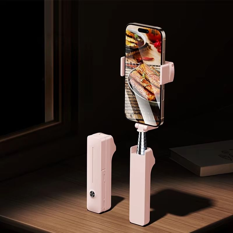 Mini Folding Selfie Stick 360° Rotation Holder Mobile Phone Stand for Outdoor Camera Photo Retractable Phone Selfie Stick