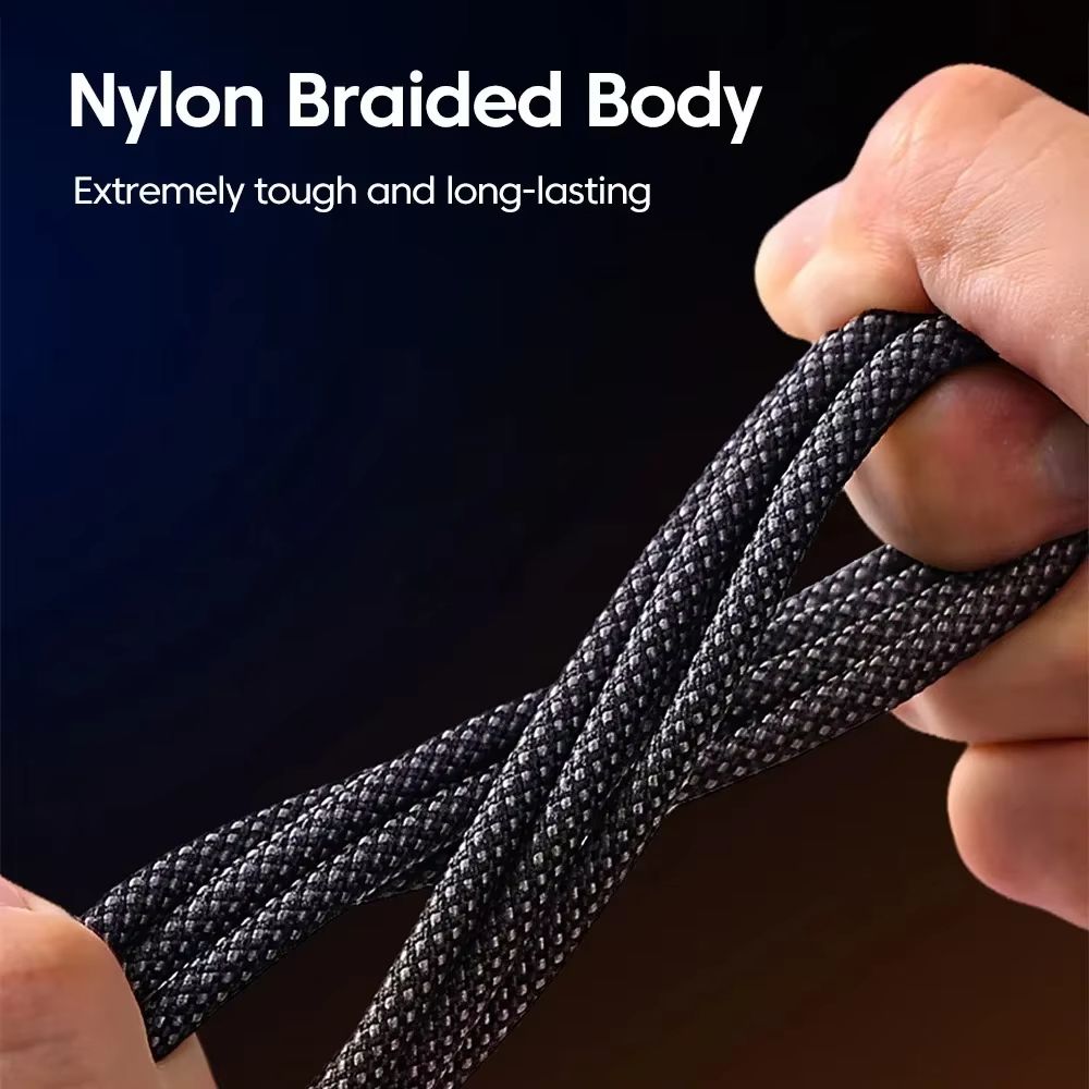 240W QC 3.0 USB to Type C Super Fast Charging Cable For Samsung Xiaomi Huawei OPPO LED Digital Display Phone Charger Data Cord