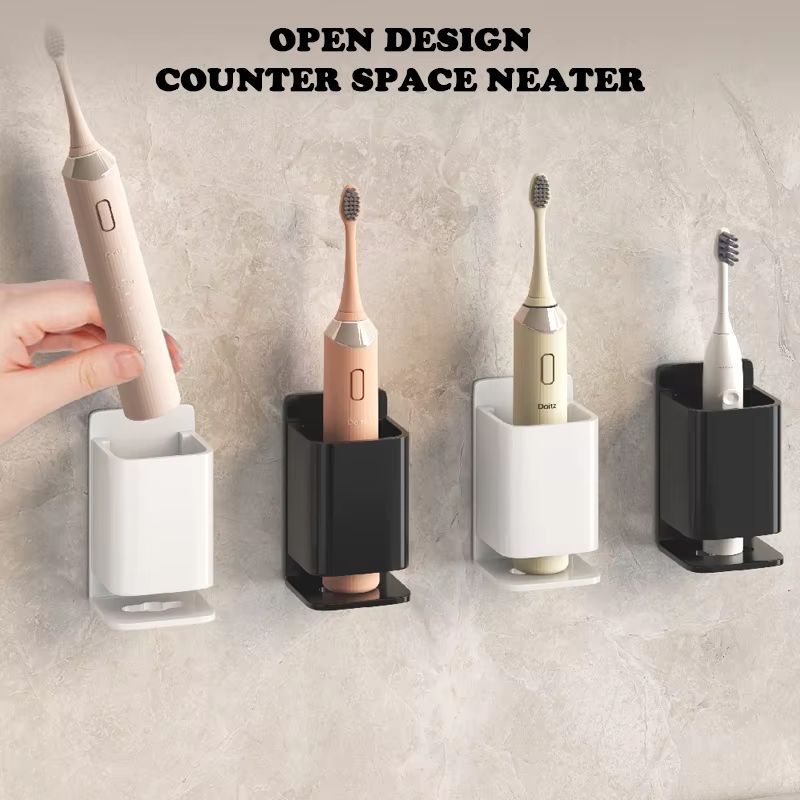Electric Toothbrush Holder Wall Mounted for Bathroom Storage Toothbrush Stand Aluminium Self Rack Bathroom Organizer Accessories