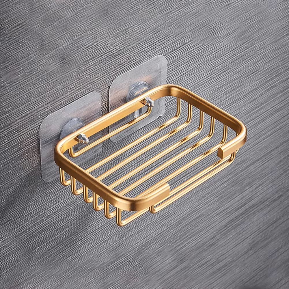 Bathroom Soap Dish Holder Suction Cup Soap Holder Wall Mounted Cup Box Dish Soap Saver Shower Tray Bathroom Accessories