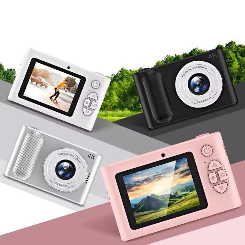 Small Camera CCD Sensor Cameras 44MP Double Lens 4K 3280x2160 Digital Shoot Camera for Boy Girls Children 896C