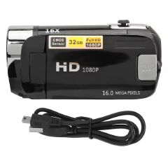 2.4 Inch Rotatable Screen Camcorder 1080P HD 16MP Digital Camera 16X Zoom HD Anti-shock Video Recorder with Fill Light