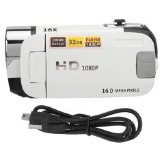 2.4 Inch Rotatable Screen Camcorder 1080P HD 16MP Digital Camera 16X Zoom HD Anti-shock Video Recorder with Fill Light