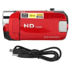 2.4 Inch Rotatable Screen Camcorder 1080P HD 16MP Digital Camera 16X Zoom HD Anti-shock Video Recorder with Fill Light
