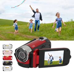 2.4 Inch Rotatable Screen Camcorder 1080P HD 16MP Digital Camera 16X Zoom HD Anti-shock Video Recorder with Fill Light