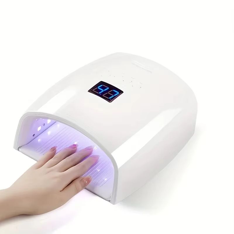 66W Rechargeable UV LED Nail Lamp with LCD Screen & 4 Timer Settings - Professional Manicure Tools for Home & Salon Use view 4