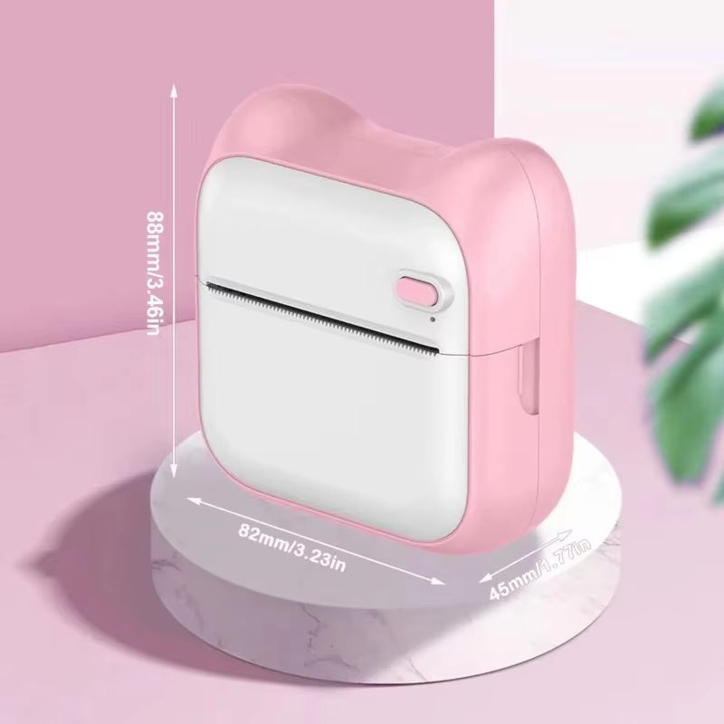 1PC Portable Thermal Printer Efficiently and Quickly Mini Printer Inkless Pocket Photo Printer for Study Notes Pictures DIY