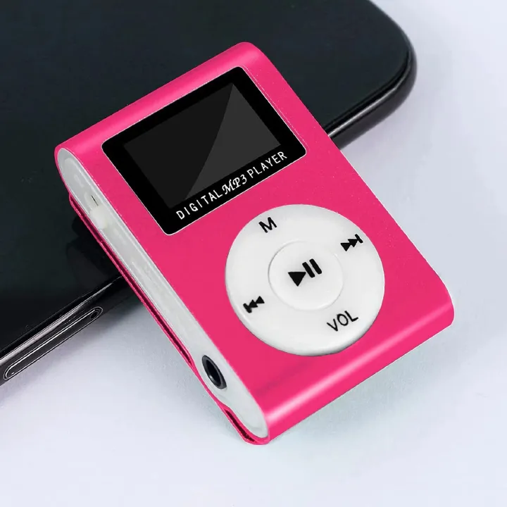 Mp3 Player for Sports Travelling USB Portable Music Player with Speaker LCD Screen Digital Music Long Standby Time