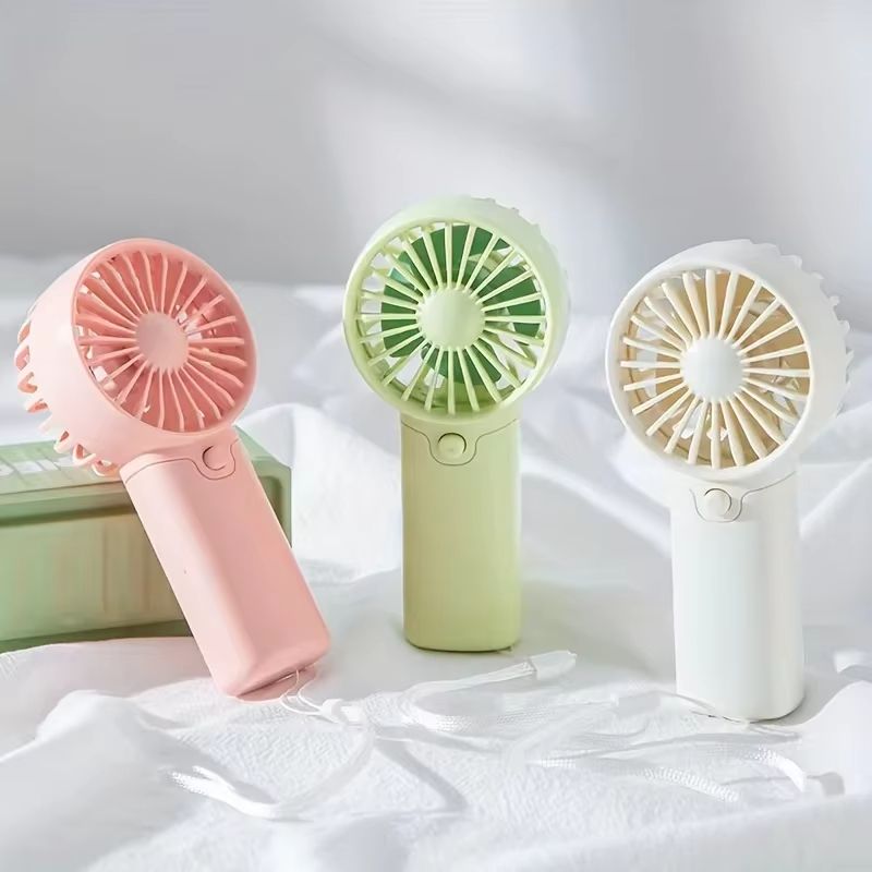 Protable Mini Fan Convenient Creative Small Fan Handheld Pocket Hand-held Fan Lightweight Adjustable Cute Small Fa