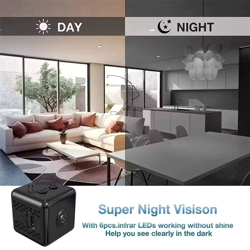 Mini WIFI Camera 4K Full HD Home Security Camcorder Night Vision Micro Cam Motion Detection Video Remote Monitor