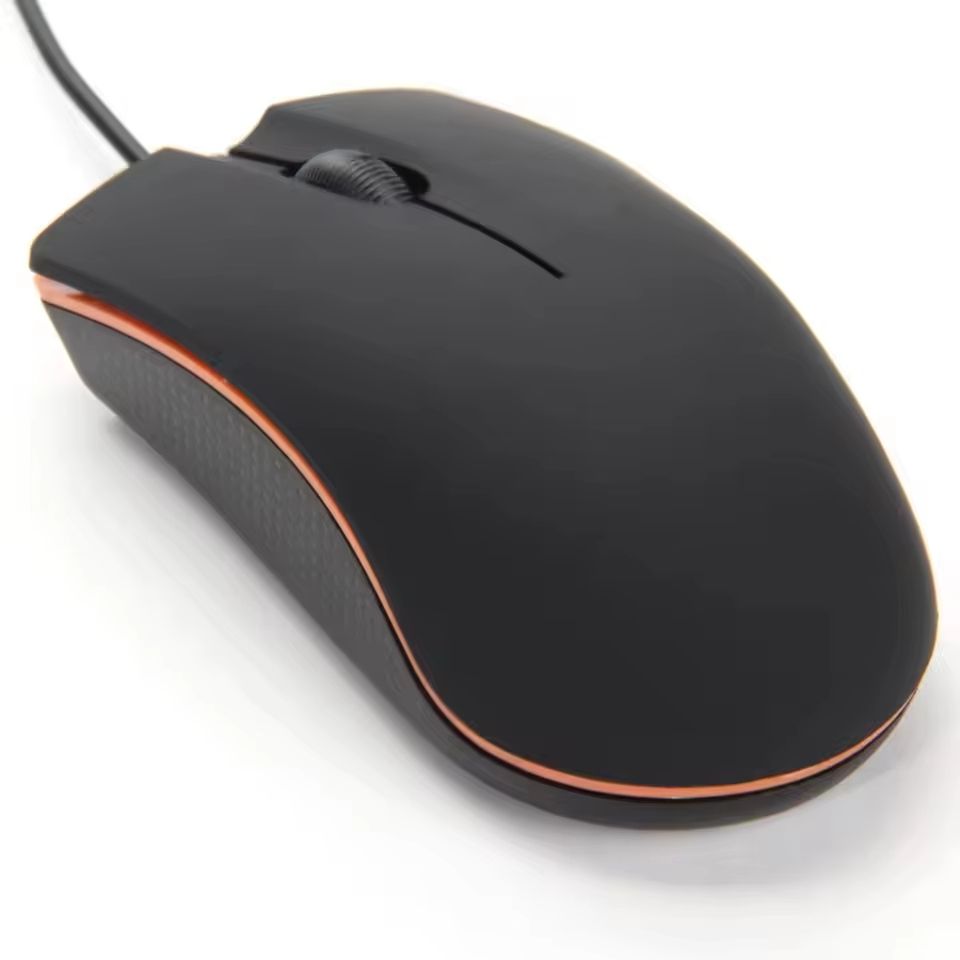 Wired Mouse 1200dpi Computer Office Mouse Matte Black USB Gaming Mice For PC Notebook Laptops Non Slip Wired Gamer Mouse