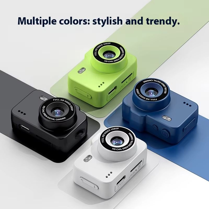 Mini Camera 4K Micro Camera Keychain Camera Necklace-Style Vlog Camera Pocket Camera Ultra-Compact Digital Camera