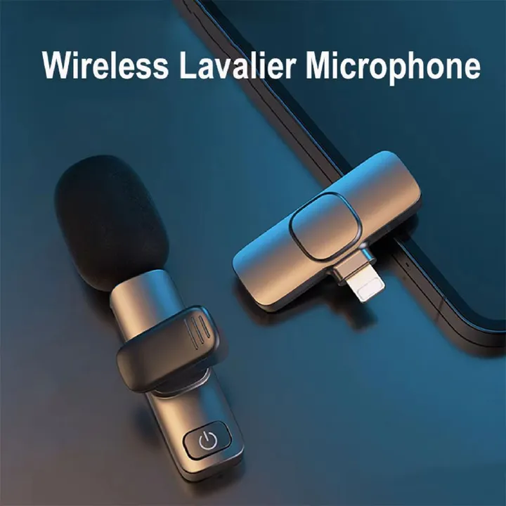 Lavalier Buttonhole Wireless Lapel Microphone Bluetooth Mic Mini For Cell Mobile Phone PC Tiny Micro Tie Small USB Mike Mikrofon