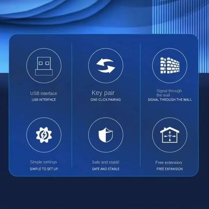 Wi-Fi Router Home Network Extension 2.4G 300Mbps Wireless USB WiFi Repeater Extender WiFi Signal Amplifier Booster Long Range