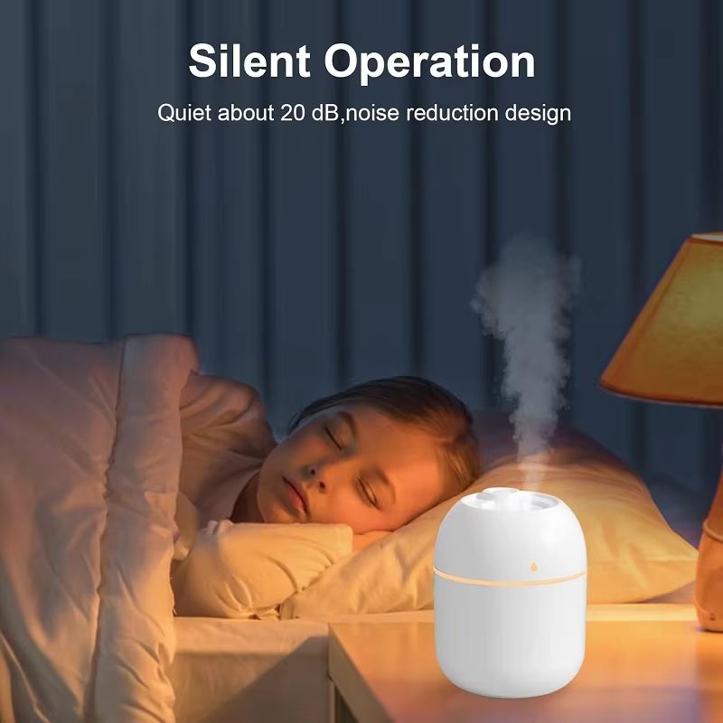 Portable Mini Humidifier USB Car Scent Air Humidifiers Silent Moisturizing Mist Maker Humidifier With Auto Shut-Off 2 Mist Modes