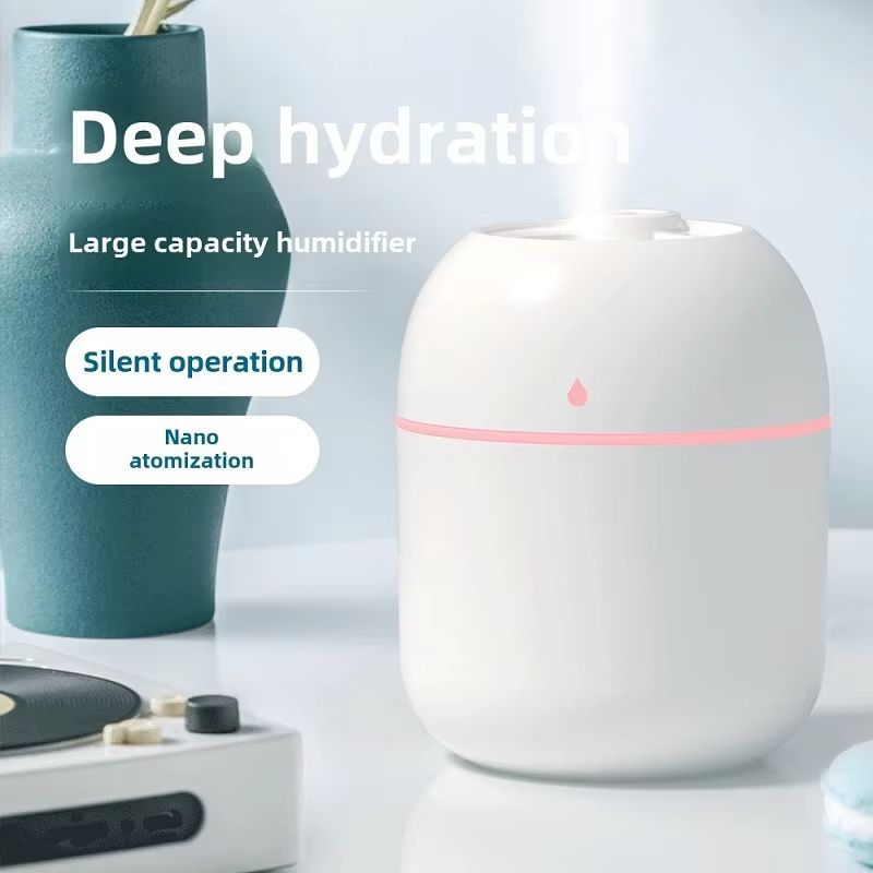 Portable Mini Humidifier USB Car Scent Air Humidifiers Silent Moisturizing Mist Maker Humidifier With Auto Shut-Off 2 Mist Modes