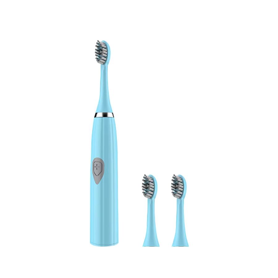 1pc White/Pink Electric Toothbrush Adult Model Soft Bristle Electric Toothbrush Battery Model Family Set Electric Toothbrush