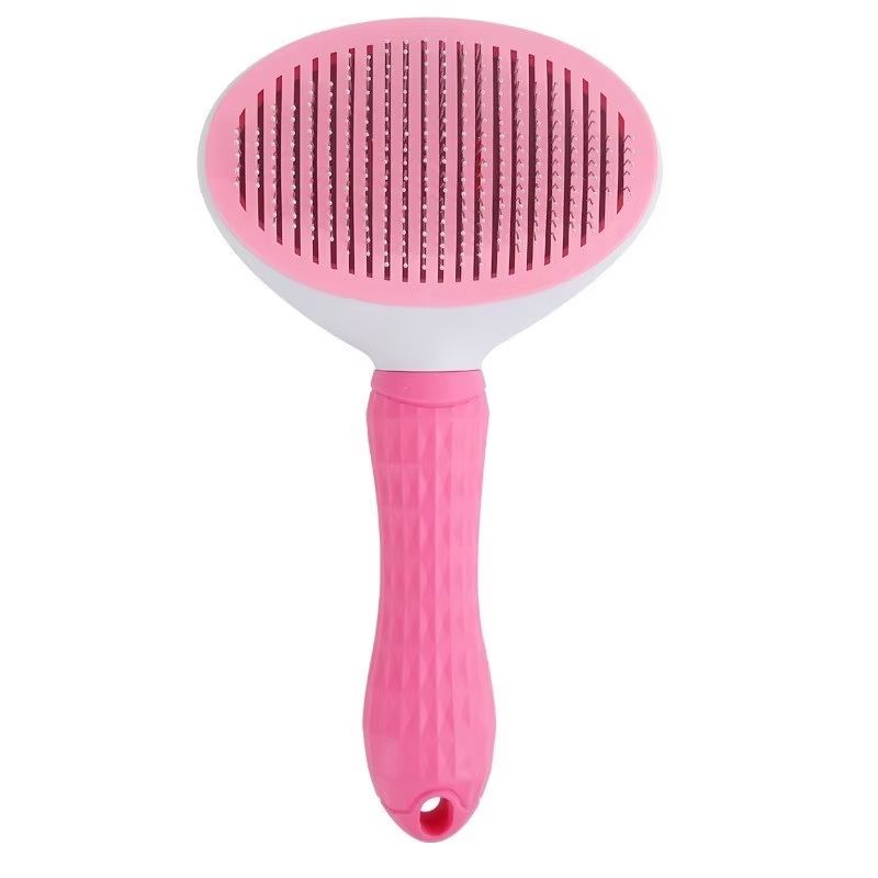Dog Brush Cat Comb Pet Self Cleaning Hair Remover Brush For Dogs Cats Puppy Kitten Grooming Tools Dog Dematting Comb