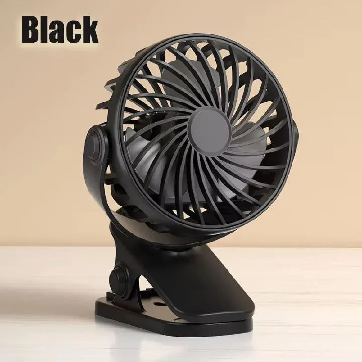 Rechargeable Portable Electric Fan 720° Rotating Hanging Clip Fan Night Light Air Cooler Outdoor Camping Small fans ventilador