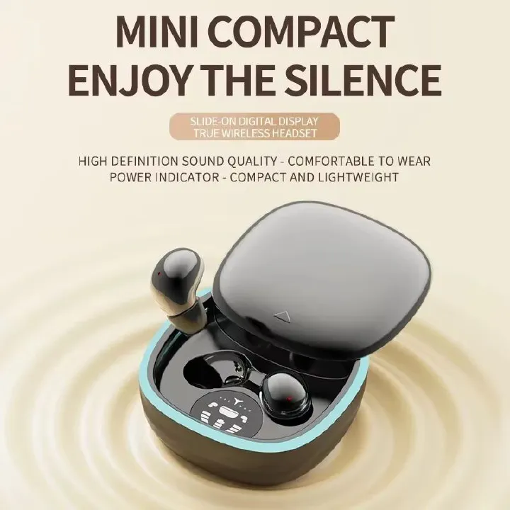 Noise Reduction Game Call Headphones 2025 New MINI Ultra Small Mini Invisible Wireless Bluetooth Earphones In Ear Sleep Earbuds