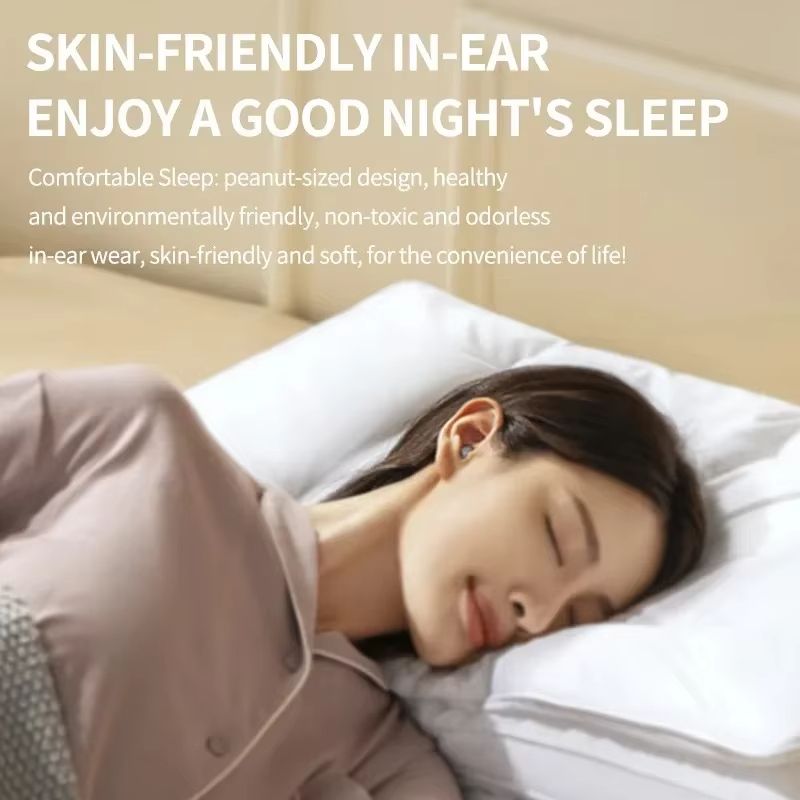 Noise Reduction Game Call Headphones 2025 New MINI Ultra Small Mini Invisible Wireless Bluetooth Earphones In Ear Sleep Earbuds