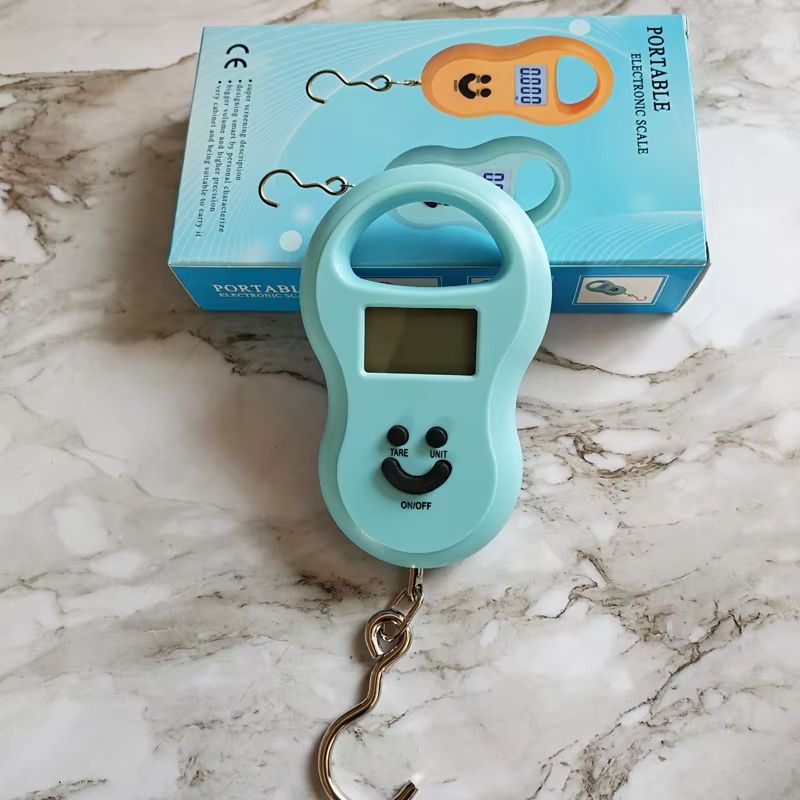 Digital Hanging Scale 50Kg 10g Precision LCD BackLight Kitchen Fishing Luggage Travel Pocket Scale Compact Electronic Weighing