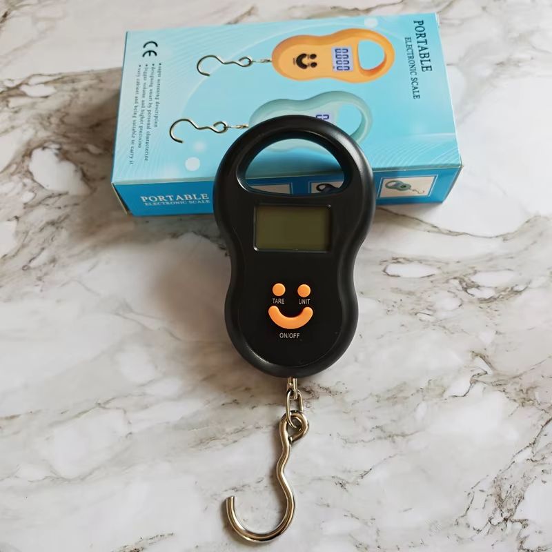 Digital Hanging Scale 50Kg 10g Precision LCD BackLight Kitchen Fishing Luggage Travel Pocket Scale Compact Electronic Weighing