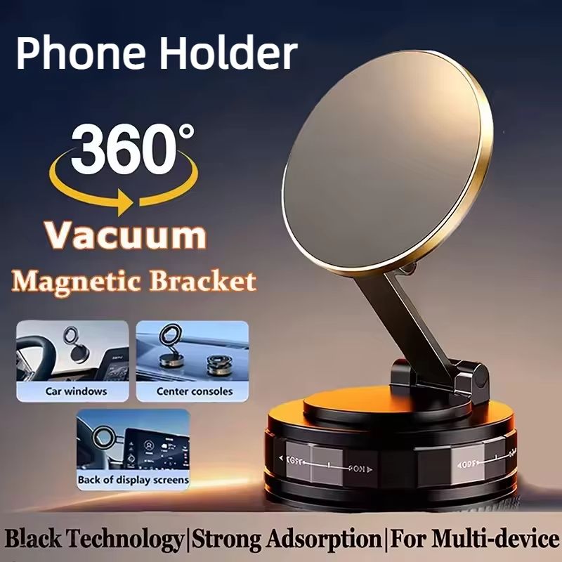 Vacuum Suction Phone Holder Magnetic Car Navigation Bracket 360 Degree Rotation For Iphone Huawei Multyple Phone Hot Selling