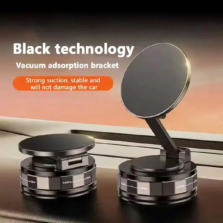Vacuum Suction Phone Holder Magnetic Car Navigation Bracket 360 Degree Rotation For Iphone Huawei Multyple Phone Hot Selling