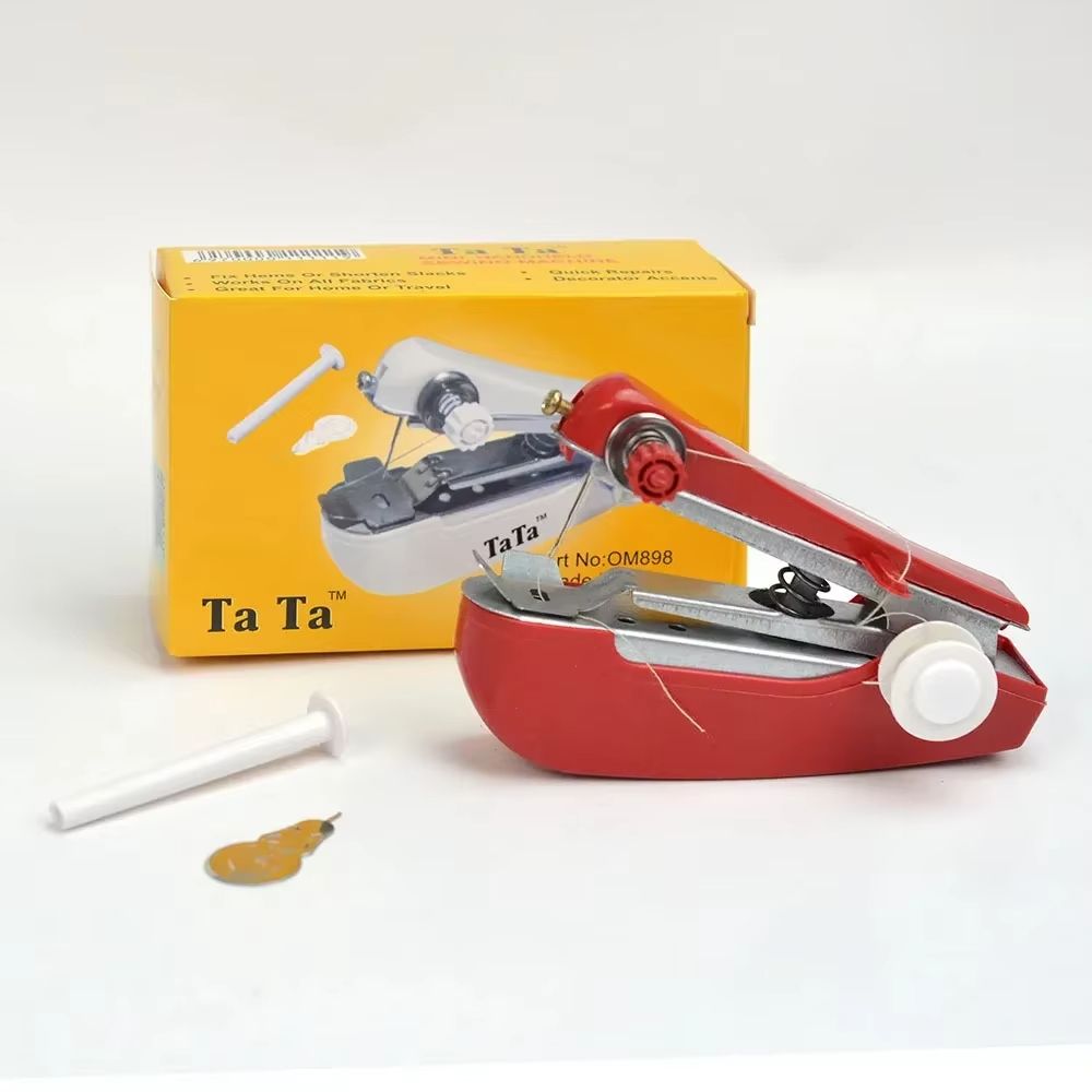 Portable Mini Cordless Stitch Machines Manual Sewing Machine Useful for DIY Household Clothes Leather Handheld Tools Accessories