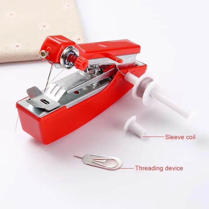 Portable Mini Cordless Stitch Machines Manual Sewing Machine Useful for DIY Household Clothes Leather Handheld Tools Accessories