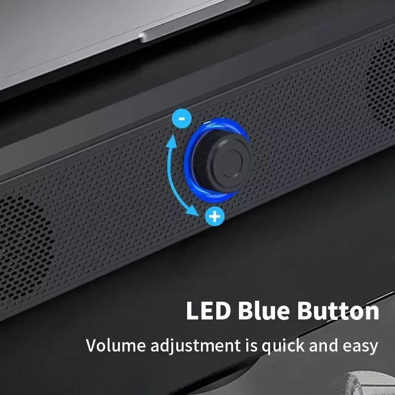 Surround Sound Bar Wired Computer Speakers Stereo Subwoofer Soundbar for Desktop Laptop PC TV Mini Speaker Home Theater System
3.9
57 Customer reviews