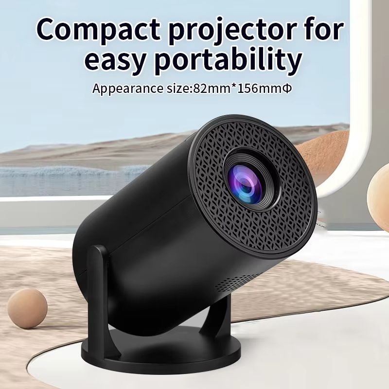 New Mini Projector M5 Pro Wi-Fi 6 50 ANSI Lumens Bluetooth 5.0 480p/360p Portable Home & Outdoor Projector