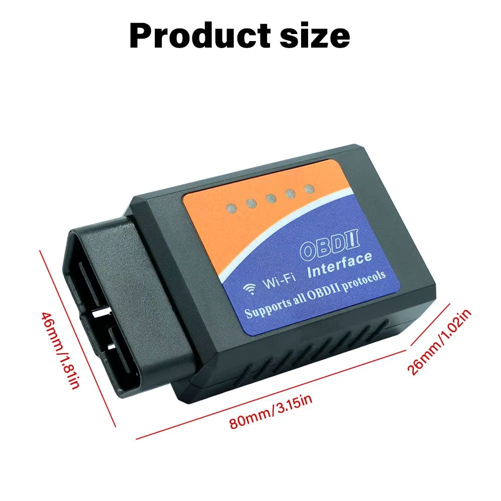 Portable ELM327 V2.1 OBD2 Scanner Bluetooth Car Diagnostic Tool For Android /IOS Code Reader Automotive Fault Detector