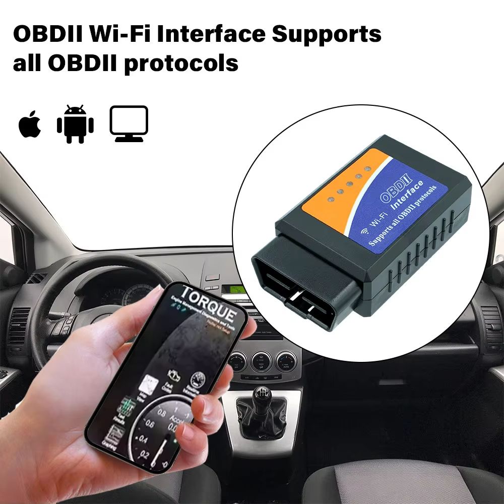 Portable ELM327 V2.1 OBD2 Scanner Bluetooth Car Diagnostic Tool For Android /IOS Code Reader Automotive Fault Detector