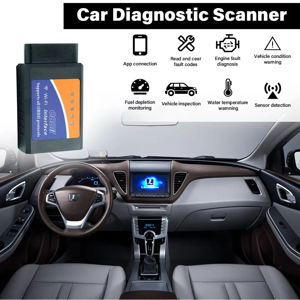 Portable ELM327 V2.1 OBD2 Scanner Bluetooth Car Diagnostic Tool For Android /IOS Code Reader Automotive Fault Detector