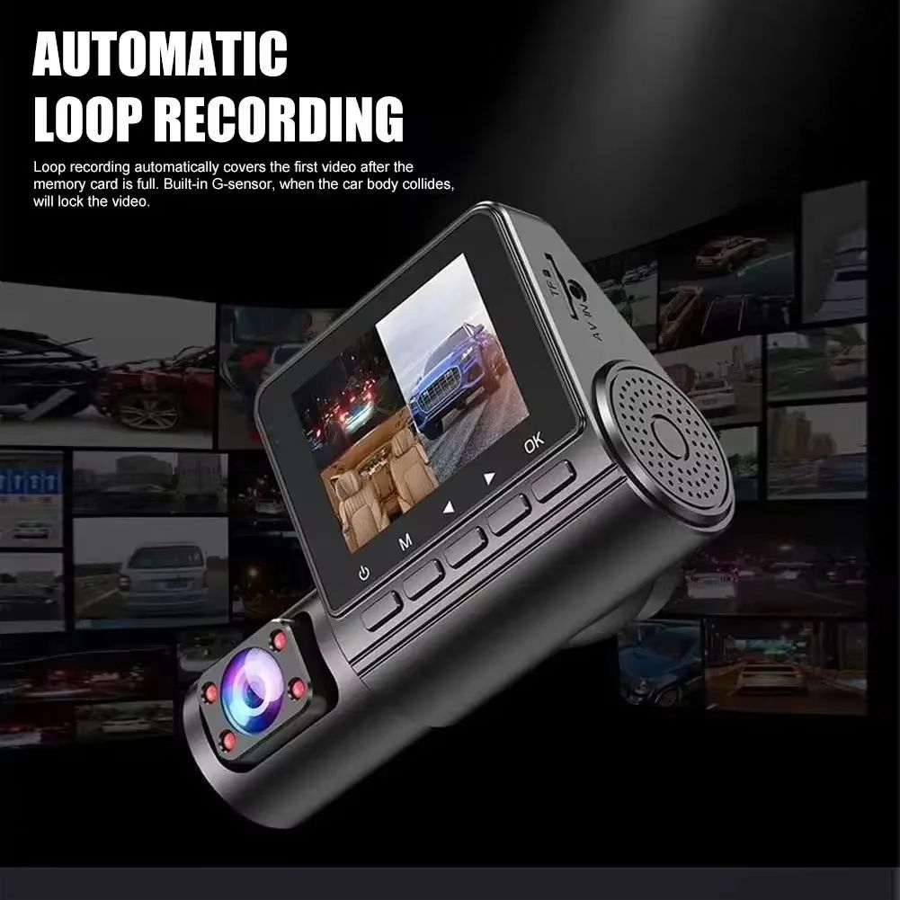 Mini Dvr Three Best price for Mini 2 Channel Car DVR Three-Lens Inside Vehicle Camera ...