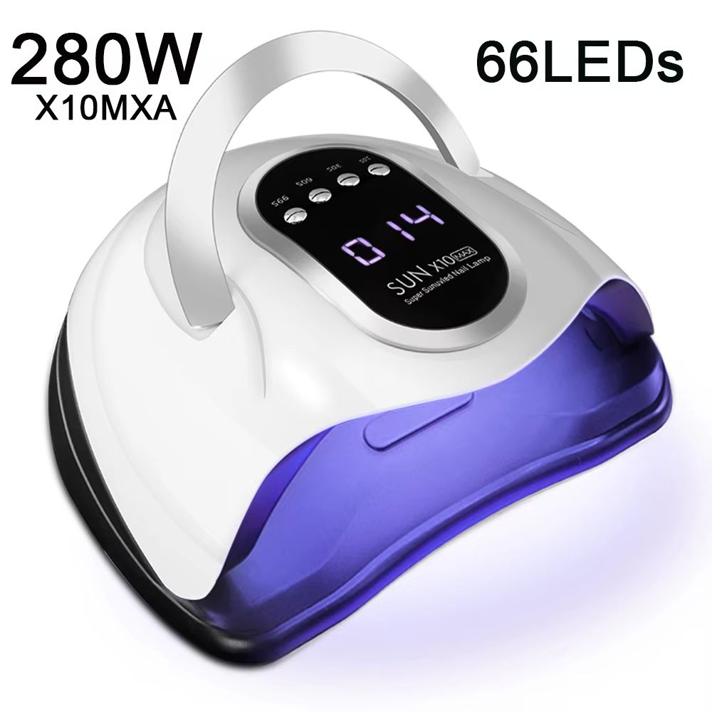 66 LED High Power Nail Lamp Professional UV LED Gel Nail Dryer with 4 Timers and Sensors Manicure Curing Light Salon Tool view 5