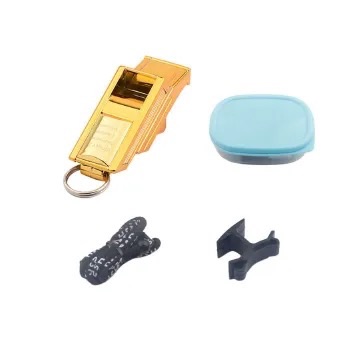 Competition professional outdoor sports survival sports teacher whistle referee whistle high pitch basketball football referee whistle Gold one size