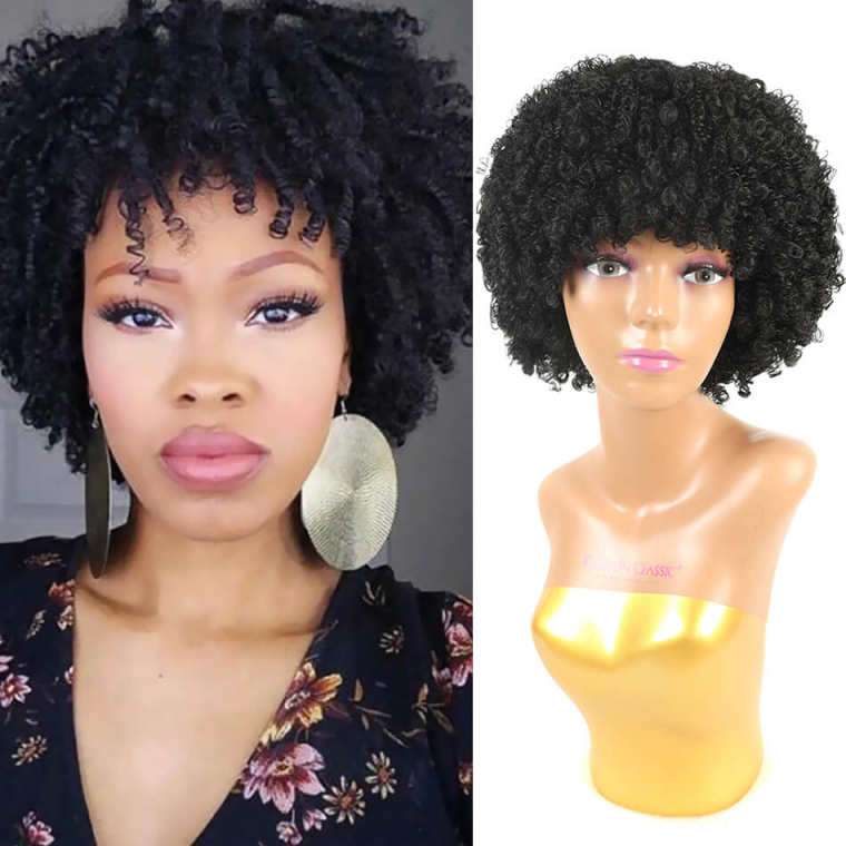 28Inch Synthetic Body Wave Headband Wig For Women Afro Glueless Natural Color Black With Full Head Band Long Hair