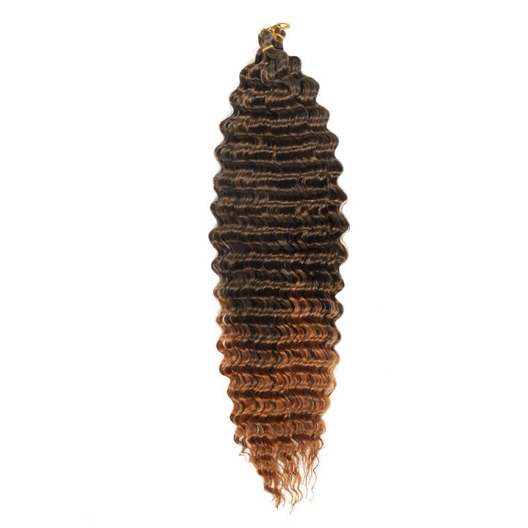 Synthetic Deep Wave Curly Crochet Twist Hair 32inch/80cm Braiding Hair Afro Curls 1Bundle/Lot Ombre Braid Hair Extensions Hair