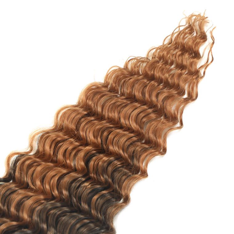Synthetic Deep Wave Curly Crochet Twist Hair 32inch/80cm Braiding Hair Afro Curls 1Bundle/Lot Ombre Braid Hair Extensions Hair