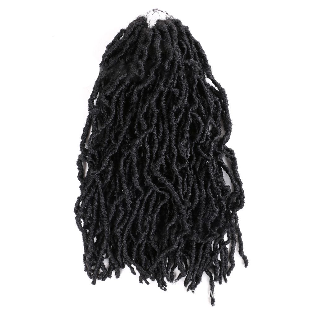 30inch Goddess Long Hair Crochet Hair Braids Extensions Dreadlocks Chemical Fiber Wig