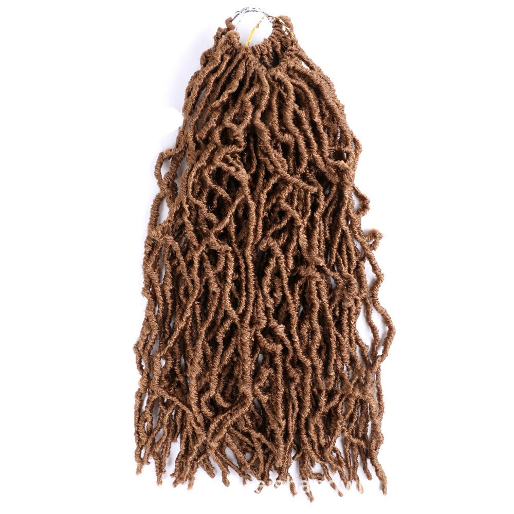 30inch Goddess Long Hair Crochet Hair Braids Extensions Dreadlocks Chemical Fiber Wig
