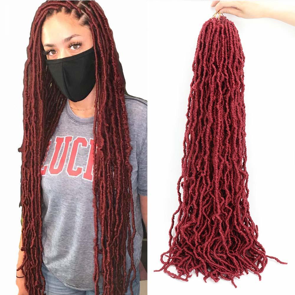 30inch Goddess Long Hair Crochet Hair Braids Extensions Dreadlocks Chemical Fiber Wig
