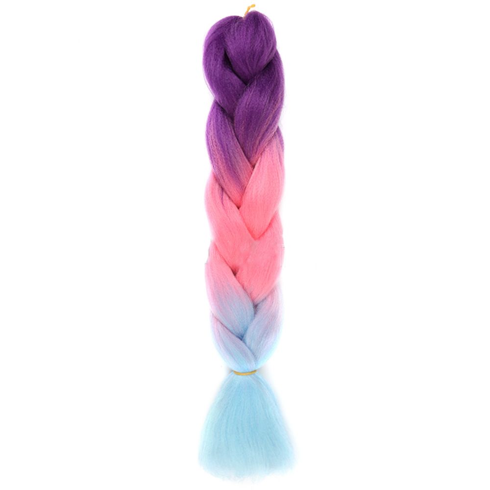 24inch Synthetic Braid Hair Extensions African Colored Wig Jumbo Braid Dreadlocks Quick Weave Wholesale